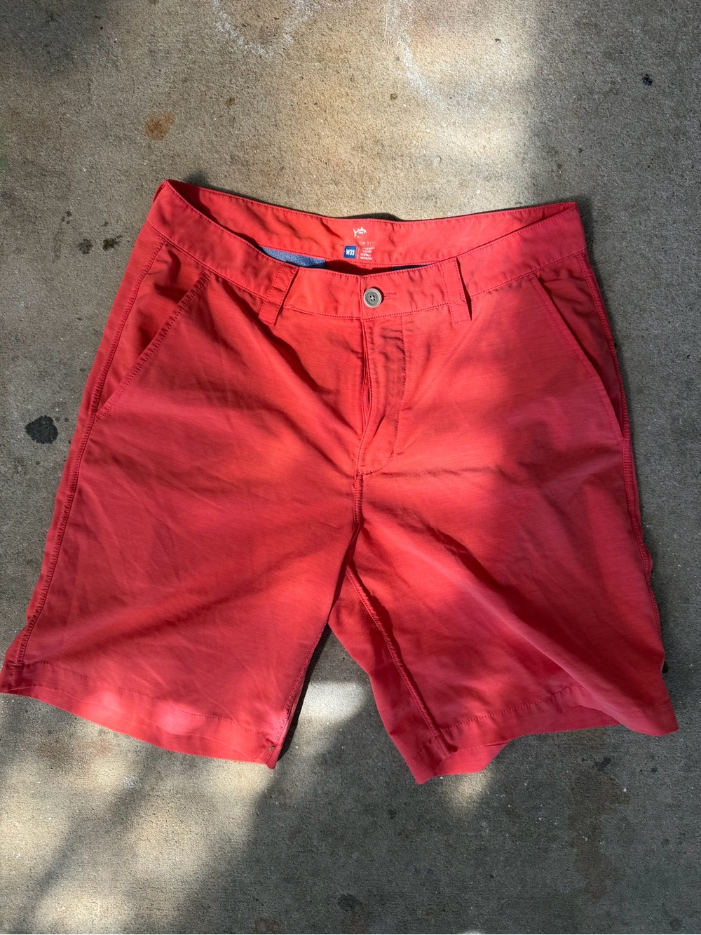 Southern Tide Men's Red Flat Front Shorts